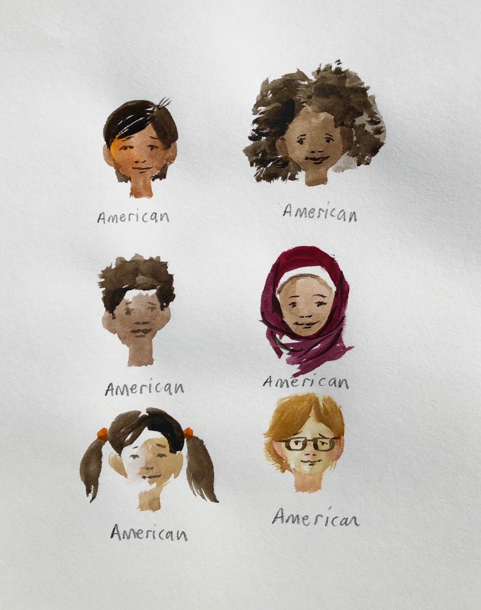 American children in the US come in all shades of beauty.