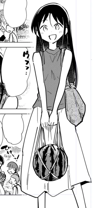 桐谷さん作画中。夏～。 