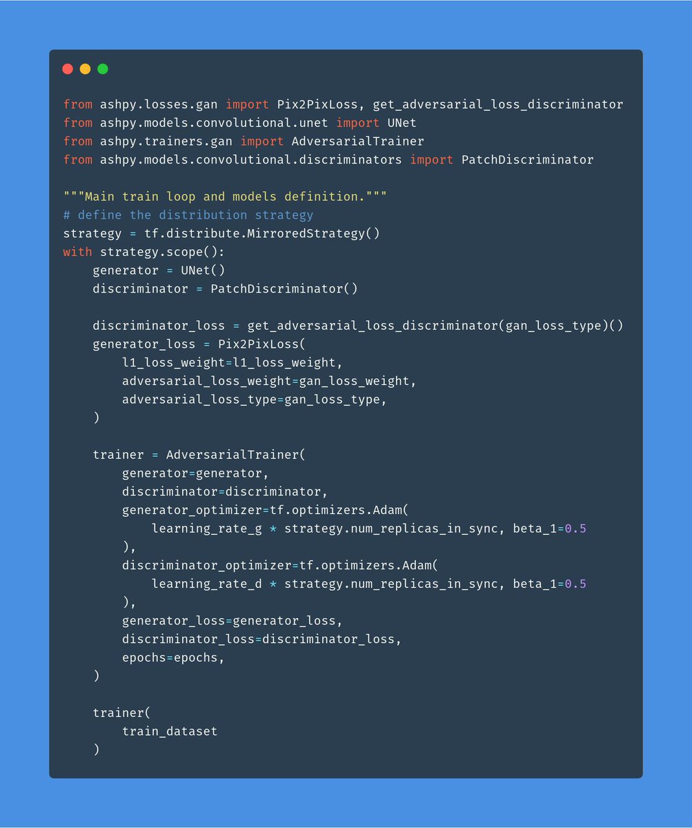 manughelfi's tweet image. AshPy is a @TensorFlow 2.0 library for (distributed) training, evaluation, model selection, and fast prototyping.
Contributions are welcome.
Try it with: `pip install ashpy`
Github: github.com/zurutech/ashpy
Docs: ashpy.readthedocs.io/en/latest/
#TensorFlow2 #MachineLearning #opensource