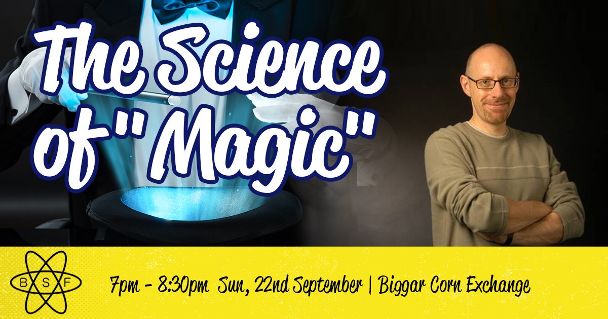 Psychologist and magician, Professor Richard Wiseman invites you to step backstage and discover the secret #science of sorcery. Learn the psychology used by some of the world’s greatest illusionists and discover why the hand is rarely quicker than the eye.
facebook.com/events/6308405…