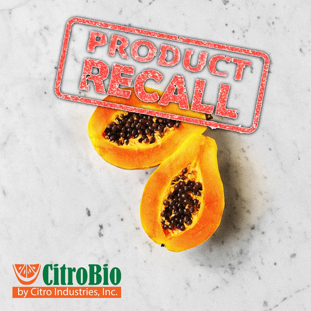 #Recall Alert! Fresh whole #papayas sold under the name Cavi have been linked to a multi-state outbreak of #Salmonella. Learn more: citrobio.com/blogs/salmonel…