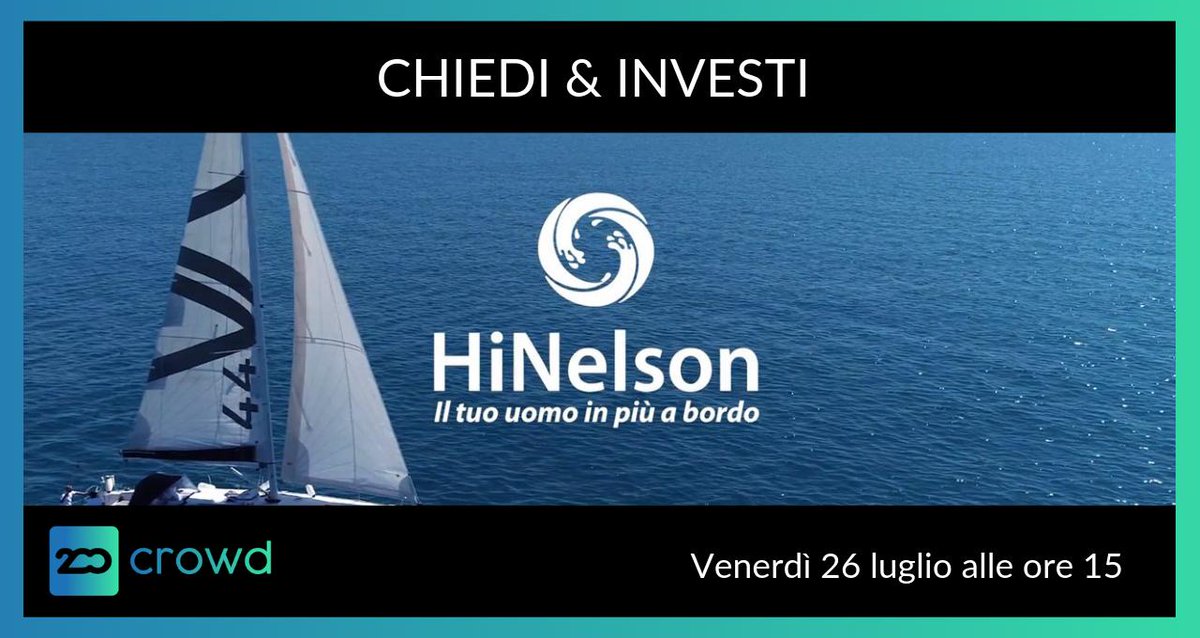 200crowd's tweet photo. La campagna di @hinelsondotcom è in #overfunding!

Ora si punta all'obiettivo massimo!

Per conoscere meglio la startup e saperne di più sulla campagna partecipa al Chiedi&amp;Investi di venerdì!

Conferma la partecipazione
⬇️
https://t.co/T0KfUfciDE https://t.co/YjQR8xXp83