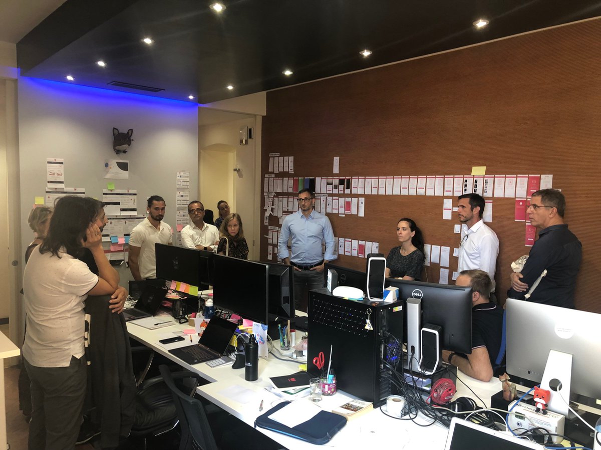 Volpy_Fr's tweet image. Quand le maire de Bastia et son équipe nous rendent visite dans nos locaux, on parle d’innovation💡, de développement insulaire 🚀 et d’économie circulaire♻️
La team a fait revivre à l’équipe municipale le parcours client chez Volpy, de la collecte du téléphone à sa 2nde vie !