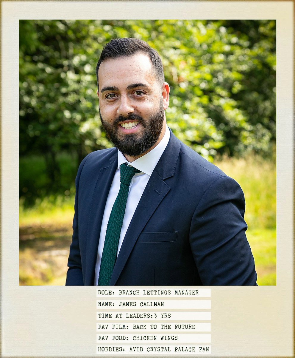 Meet James Callman, the Branch Lettings Manager 📸