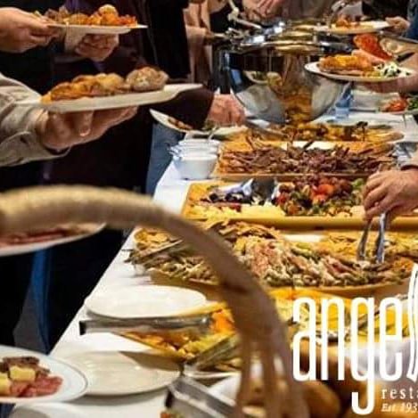 Italians be like.....WE'LL PUT OUT A FEW SNACKS.

#snacksbyAngelos1939