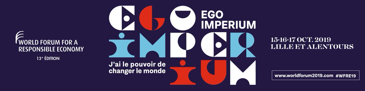 {SAVE THE DATE} 😎
Le <a href="/WorldForumEco/">World Forum for a Responsible Economy</a> revient les 15, 16 &amp; 17 octobre à Lille pour une 13e édition. Rejoignez des acteurs engagés pour une économie responsable et révélez votre pouvoir de changer le monde #engagement  💪! #WFRE19 
+ d'infos 👉 bit.ly/32InY8D
