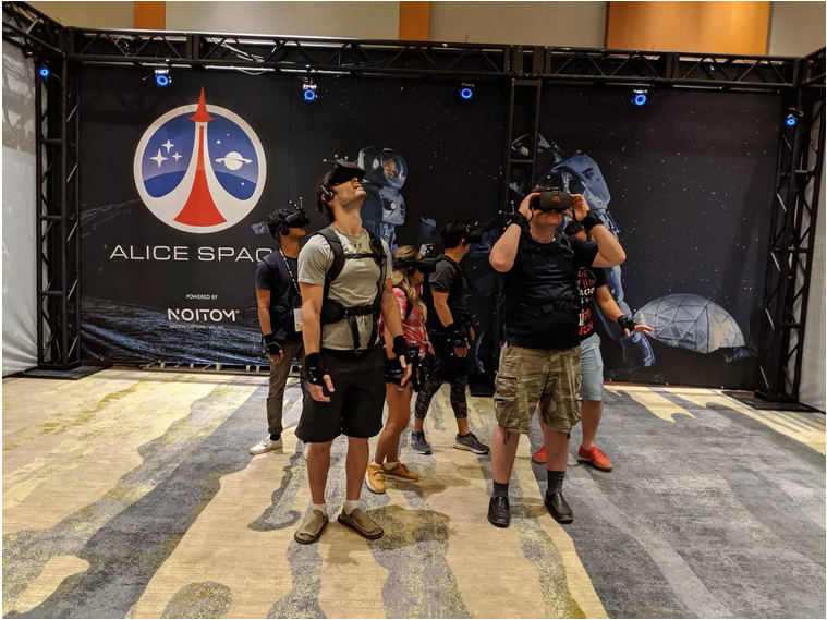 noitomocap's tweet photo. "I walked on the moon 50 years after Apollo 11" #AliceSpace #SDCC2019 https://t.co/l5OeXDcK2h @CNET https://t.co/0FfBjQY1vj