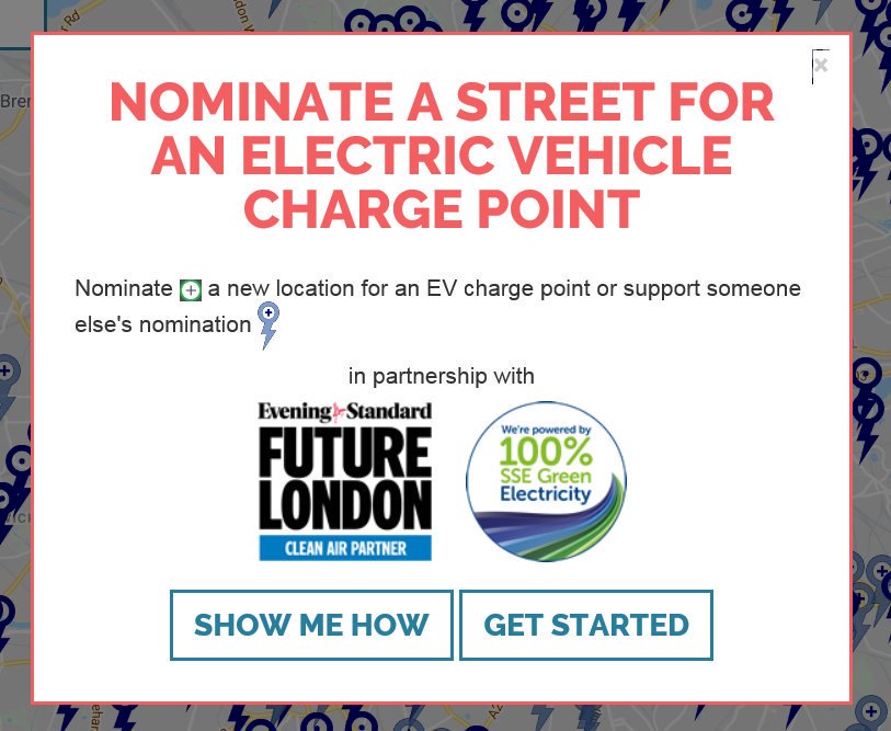 TfLTPH's tweet photo. Want to see more charging points in your area? @SourceLondon_UK have set up @PowerMyStreet - a bold initiative that lets you decide where we need more #EV charging points in London - https://t.co/26c8ina8eq https://t.co/lg2HNesB5r