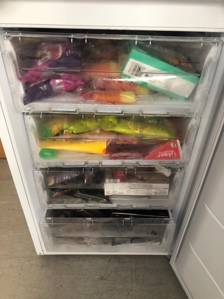 SCSTechnology's tweet photo. The boss has just filled the freezer with ice creams and ice lollies to prepare us for #heatwaveuk ! #thanksjerry #bestboss #yumyum #icecreamfordays https://t.co/gw7DRCZidI