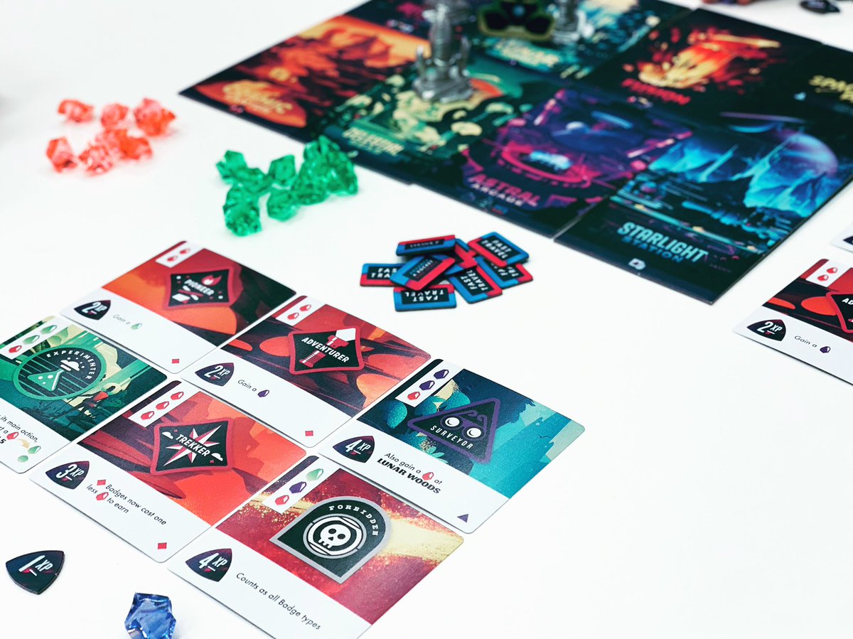 TheMotleyGeek's tweet photo. So right! Everyone was 1 turn away from ending things, so Iโm really glad I was last player.
๐ฒ: #SpacePark
๐: @KeymasterGames
๐ง : #ActionProgramming #EngineBuilder
#TheMotleyGeek #geek #geekgirl #tabletop #tabletopgaming #tabletopgamer #bgg #boardgamegeek #boardgames https://t.co/lDvwohb38X