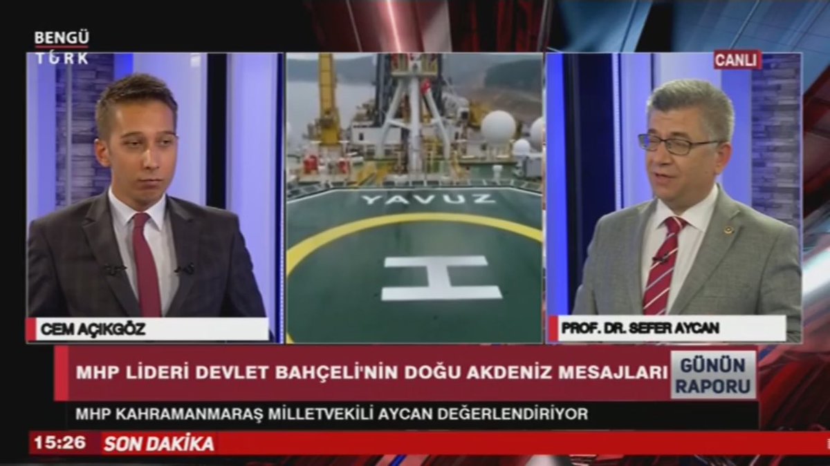 Doğu Akdeniz'de en fazla kıyısı olan ülke biziz. Bir hak iddia edilecekse o hak Türkiye'nindir. Oradaki kaynaklar; madenler, doğal gazlar hepsi birinin hakkıysa önce Türkiye'nin hakkı.