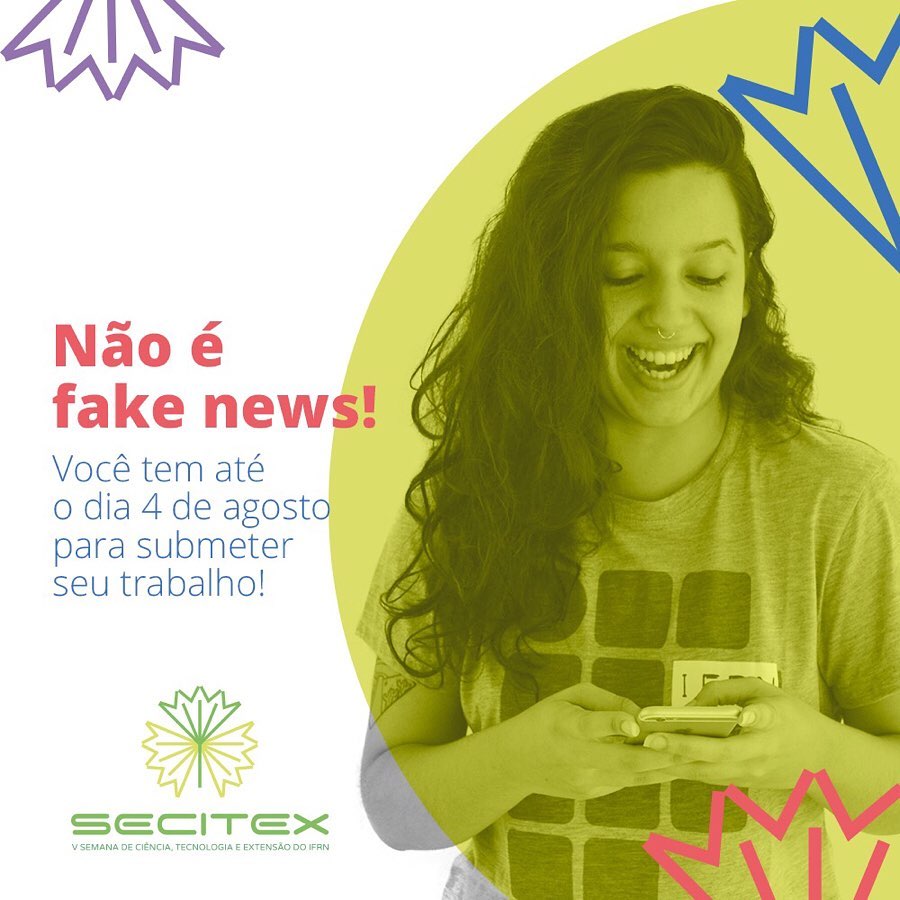 PropiIfrn's tweet photo. O prazo para submissão de trabalhos para a Secitex 2019 foi prorrogado até o dia 4 de agosto. Visite o site https://t.co/WTFi41WE2n para conferir as normas de submissão. A Secitex 2019 acontece de 16 a 18 de outubro, na Estação das Artes, em Mossoró ☀ #Secitex2019 #IFRN #Propi https://t.co/CVXLgdVamu