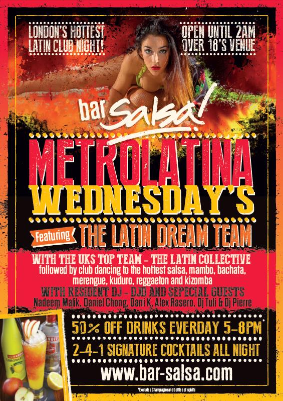 #FREE entry b4 9pm FREE intro #dance #class at 7pm #London #WC2H0JG close to #LeicesterSq #TottenhamCrtRd and #CoventGarden #Latin #Dance #Salsa #classes #dancing #fun #thingstodo best #Wednesday night out #HappyHr 4-8pm #Outside drinks and food until 8.30/9pm