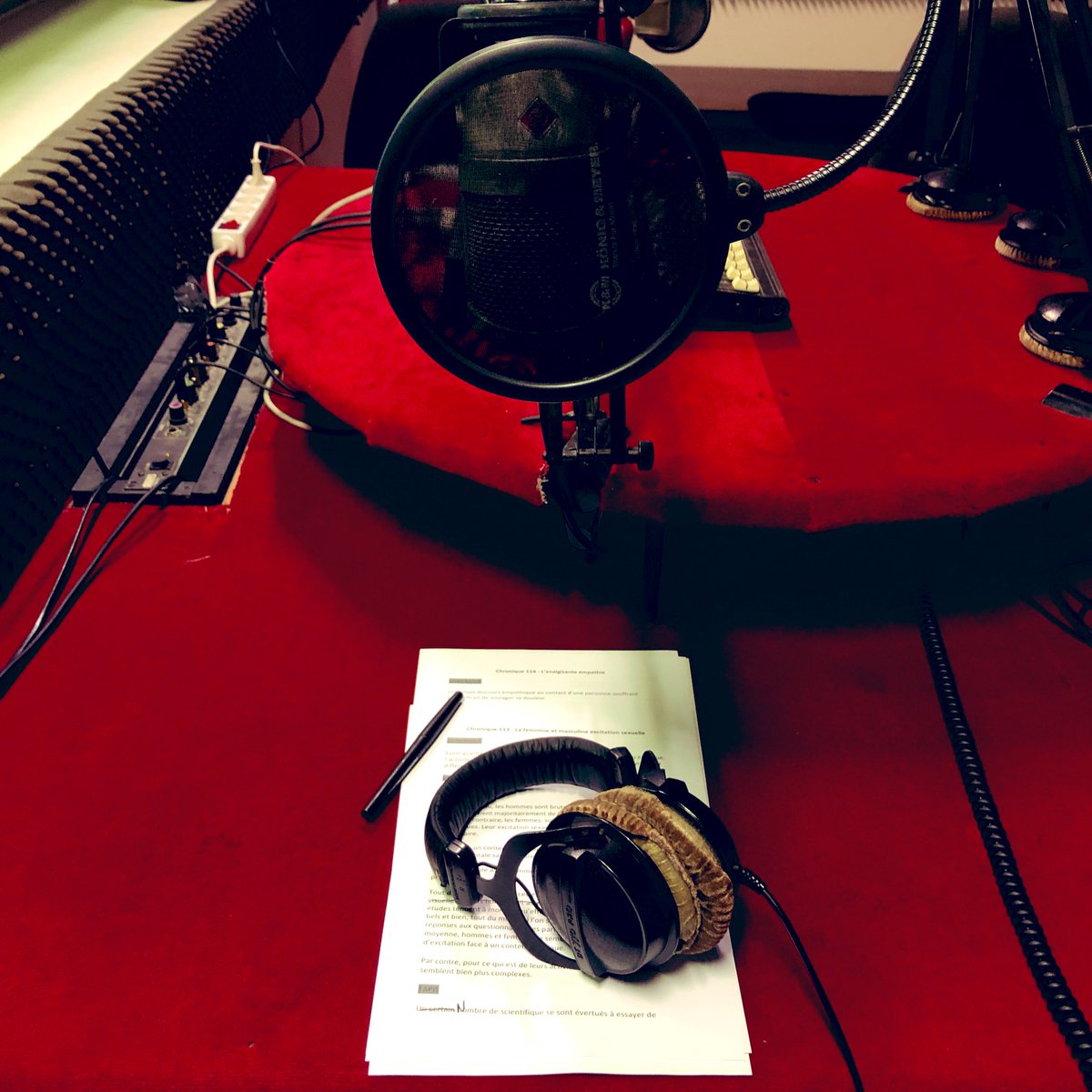 Christophe_Rodo's tweet image. Petit pincement au cœur dernière le micro de @radiogrenouille pour enregistrer les derniers épisodes de la saison 3 de #LaTêteDansLeCerveau.

Le #114 sera le dernier avant la reprise à la rentrée !

Il reste donc 3 épisodes inédits à venir en #podcast : soundcloud.com/latetedanslece…