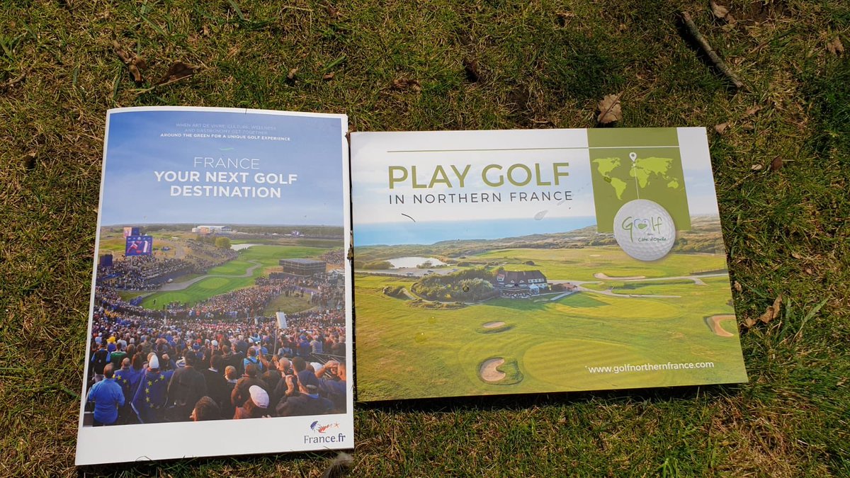 FabienneJavault's tweet photo. Atout France @NL_FranceFR #FranceFR et https://t.co/nMgjzfFv8g @cdt62 #cdt62 sur le terrain aujourd'hui à la Dutch Travel Industry Cup à la rencontre d'influenceurs et de professionnels du golf néerlandais. Clientèle golfique par excellence appréciée en France ! https://t.co/IhrCh5kxOt