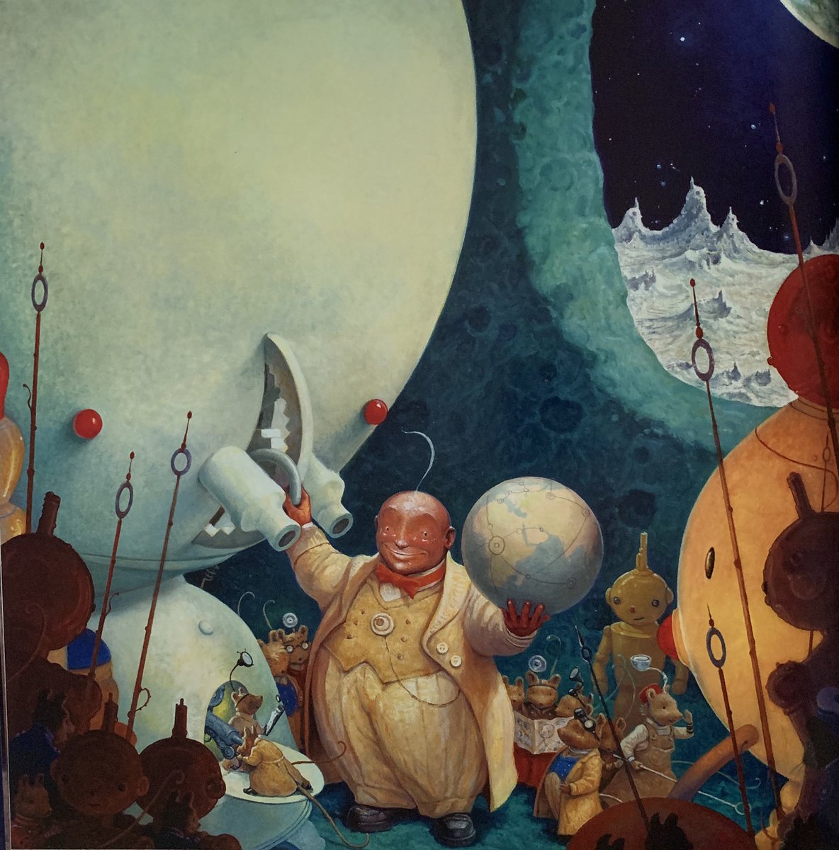William Joyce on Twitter: "When we landed on the moon 50 years ago I kept hoping that they'd find The Man in the Moon. I guess he stayed inside. Or they kept