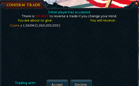 ZoonixSwaps's tweet photo. 200M OSRS -> 1060M RS3 https://t.co/RwXi4eikkD