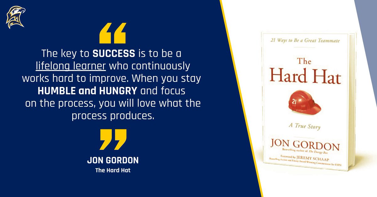 ♦️Choose to be humble &amp; hungry.♦️
#MondayMotivation #SummerReading2019
▪️
Great teammates don't just impact you today; they impact you for the rest of your life. #GeorgeBoiardi