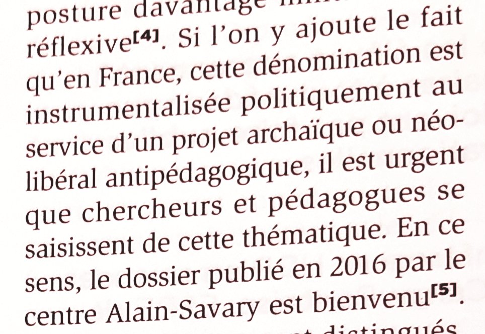 CMorzadec's tweet image. Dans le n°551 des @CahiersPedago #expliciter Bruno Robbes considère le courant instructionniste comme béhaviouriste et néolibéral... Je me demande comment certains peuvent être de gauche et s'en réclamer 🤔😏