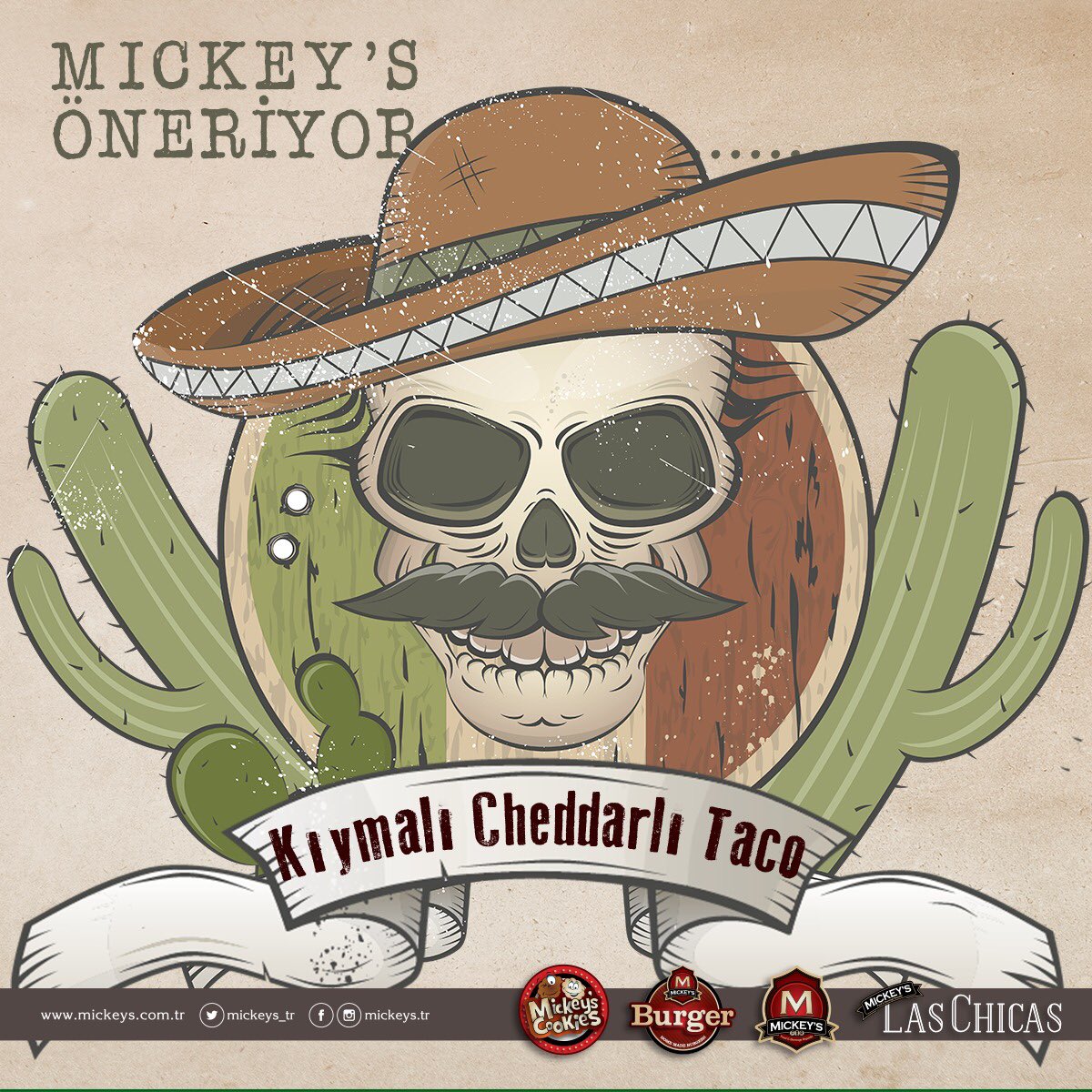 mickeys_tr's tweet photo. Mickey’s’den Meksika Lezzetleri önerisi : Kıymalı Cheddarlı Taco #mickeysfoodandbeverage #meksikamutfağıankara #tacos🌮 https://t.co/EeKmRmYkRu
