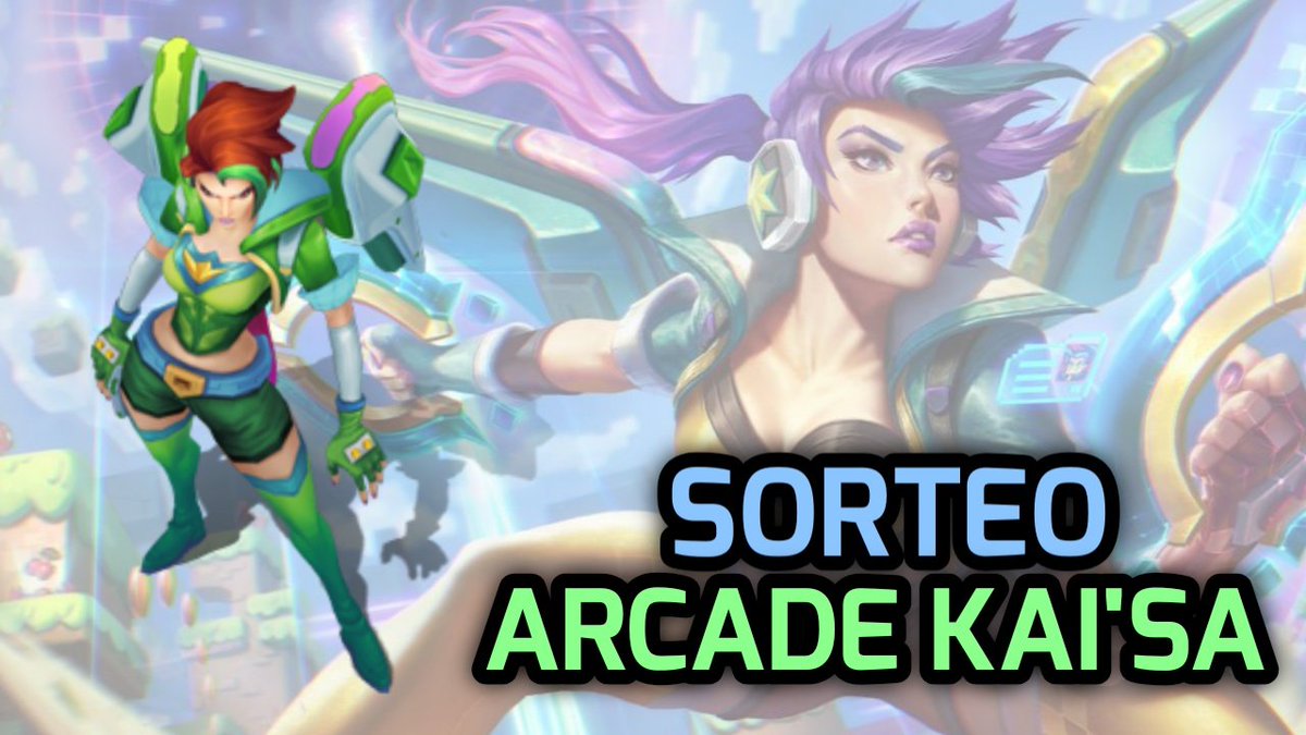 SoloFeeders's tweet photo. SORTEO DE FEEDERS!

Código Kai'Sa de Arcadia! (Campeón + Skin + Chroma)

PARA PARTICIPAR:
👉 Follow 
👉 Retweet
👉 Like + Comentario con tu servidor (LAN/LAS)

Ganadores serán anunciados el 4 de Agosto.

Suerte cracks! #LeaguePartner #LPP https://t.co/xxDJNZ73Hn