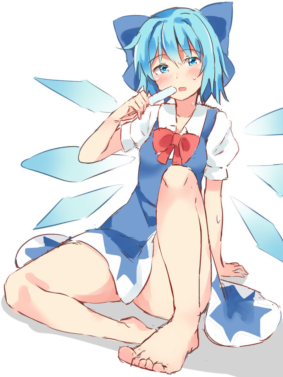 #深夜の真剣お絵描き60分一本勝負 
ちるのアイス 