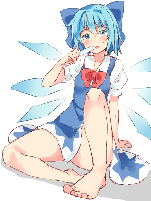 #深夜の真剣お絵描き60分一本勝負 ちるのアイス 
