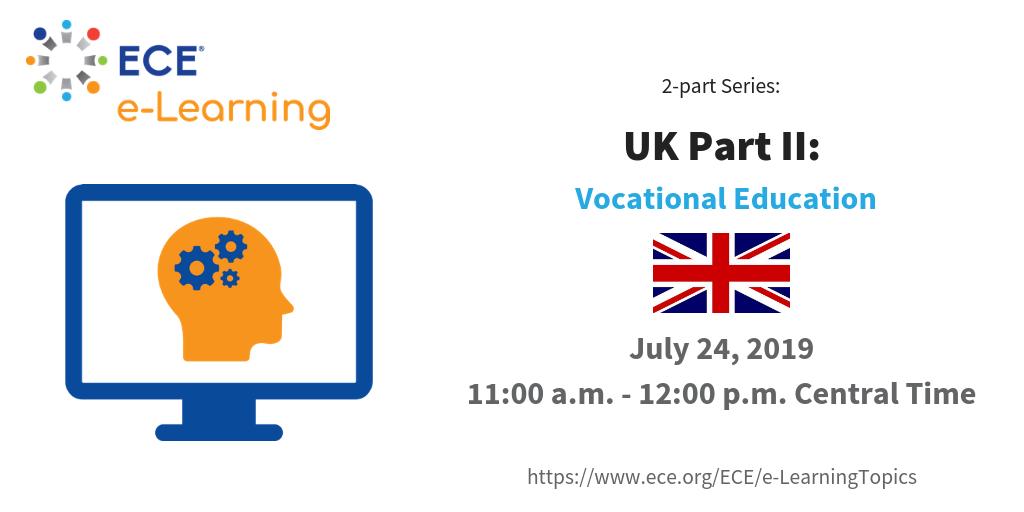 Our #UnitedKingdom #eLearning series continues on Wednesday with Part II on #vocational education. Sign up now: buff.ly/2GBAYnr #CredentialEvaluation