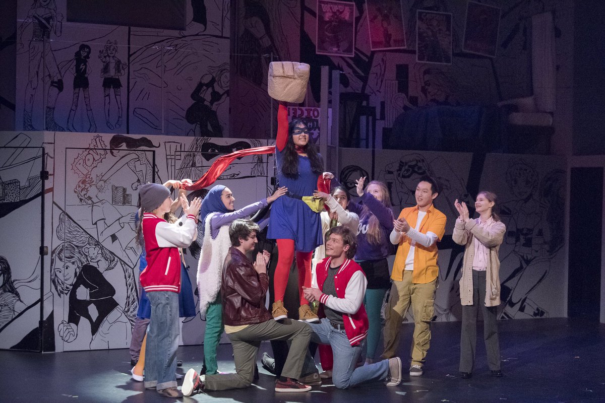 HoltonArms's tweet photo. This winter, Holton was among a handful of U.S. schools to pilot plays from the new Marvel Spotlight series! (Publicity was embargoed until they were published.) Full story: https://t.co/04AEseRdS2 @samuelfrenchinc @marvel #marvelspotlightplays #squirrelgirl #kamalakhan #msmarvel https://t.co/xxw986RBg6