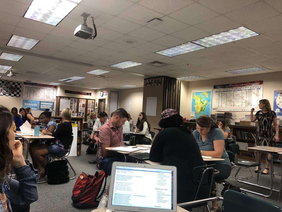 PrincipalBlythe's tweet photo. Growing in the 3 Math Core Actions for Rigor with Core Action 1 focusing on Conceptual Understanding! @JackieSpeake #RigorWeek19 https://t.co/VD4ineizOk