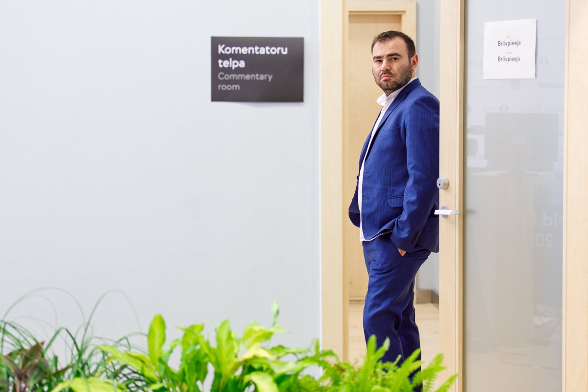FIDE_chess's tweet photo. Riga #GrandPrixFIDE final: @Shakhmamedyarov wins the first game vs @Vachier_Lagrave in less than 3 hours with a great preparation against MVL's beloved Grunfeld defense. 

The Frenchman is now in a must-win situation in game 2 on July 23!

The game: https://t.co/LzTyl3RJHW https://t.co/mhfugjt9lV