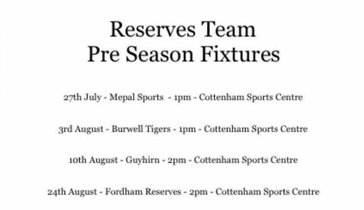 Cottenham United FC Official tweet media