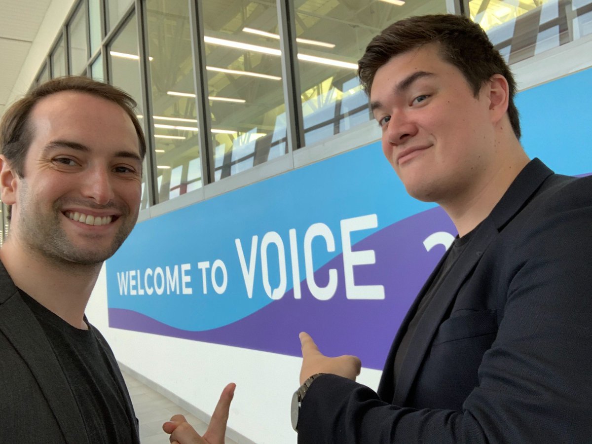 PitchboyVR's tweet photo. Pitchboy US team is on Voice Summit to keep up-to-date with voice technology. Find more information on https://t.co/KyZXTb7sB4
#voice19 #voiceselfie #startup #IA #techforgood https://t.co/JMa9PeMA5m