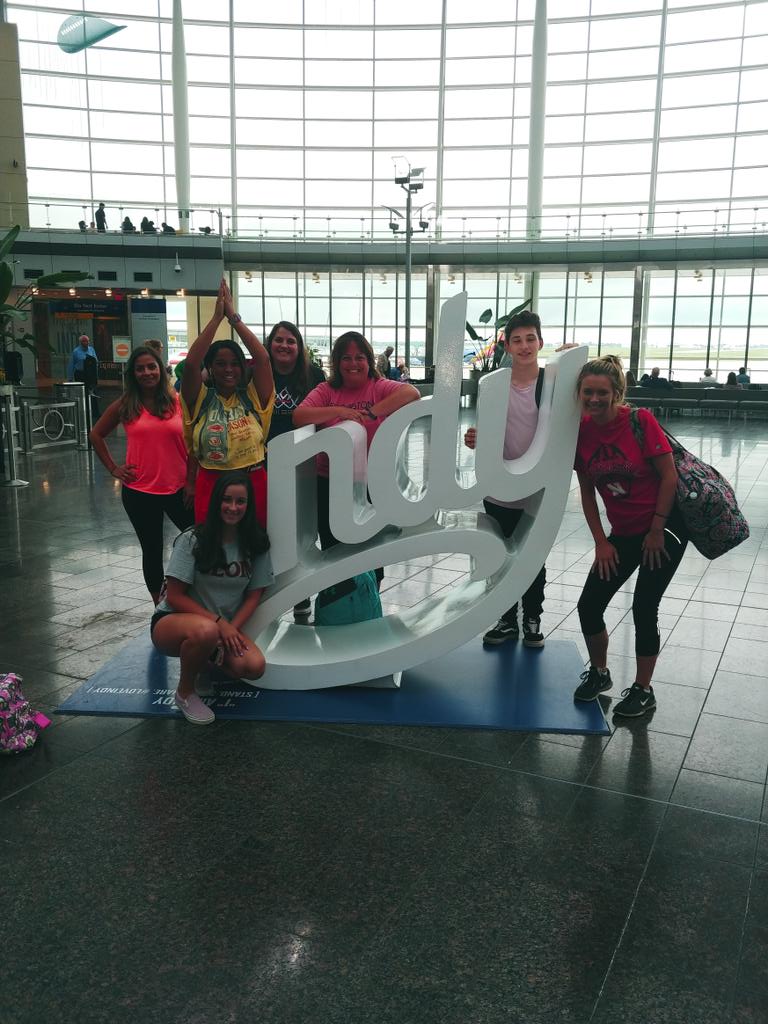 The Virginia delegation has arrived at the <a href="/NFHS_Org/">NFHS</a> Student Leaders Summit in Indianapolis.  Students and advisers from Rock Ridge and West Potomac HSs are ready for a great few days in Indy!