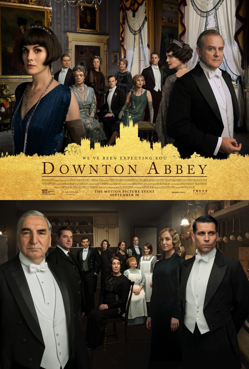 DowntonAbbey's tweet photo. The motion picture event too grand to miss. #DowntonAbbeyFilm is only in theaters this September. https://t.co/mWytwz7qnI