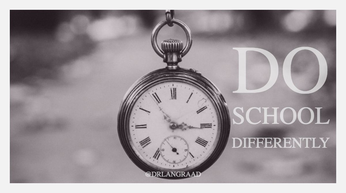 drlangraad's tweet photo. We don't need more hours in school, we need to do school differently within those hours. #education #teaching https://t.co/jBULQwz4Yz