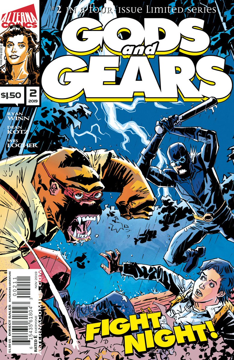 GODS AND GEARS #2 (of 4) cover reveal!

☑️Godlike beings, future tech, and an advanced race of gorillas round out this sword and sorcery style adventure

☑️Art by <a href="/deankotz/">Dean Kotz</a> and <a href="/ryanwinn/">RYAN A. WINN- RAW</a>

☑️The 1st issue will be out in September