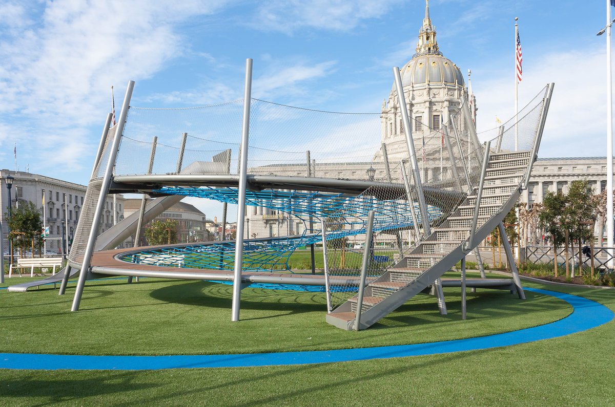 KOMPAN_US's tweet photo. Today at 12 PM, the @aisc will hold the #IDEAS2 awards ceremony for Helen Diller Civic Center #Playground! If you are in the San Francisco area, come play on this amazing playground and congratulated @trustforpublicland, @acochrandesign, and @sfrecpark, - https://t.co/NrNSGk2aVC https://t.co/urCbrBDpb0