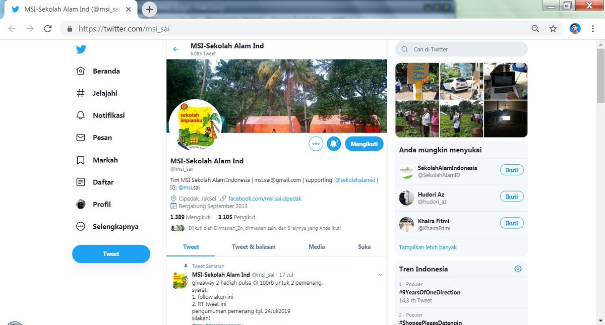 dieliatin's tweet photo. @msi_sai Done Follow @msi_sai โ๏ธ
Sengaja ScreenShot di Komputer, biar lebih jelas๐๐
โ๏ธSaya juga sudah mengaktifkan notifikasi, jadi kalau sewaktu-waktu ada GA lagi, tidak ketinggalan ๐
#msi #msgigiveaway
Ayo Ikutan Juga, Lumayan Rewardnya Pulsa Lhoo๐
@07nanas
@resnujr
@retno_arist https://t.co/c9sRlZ7puo