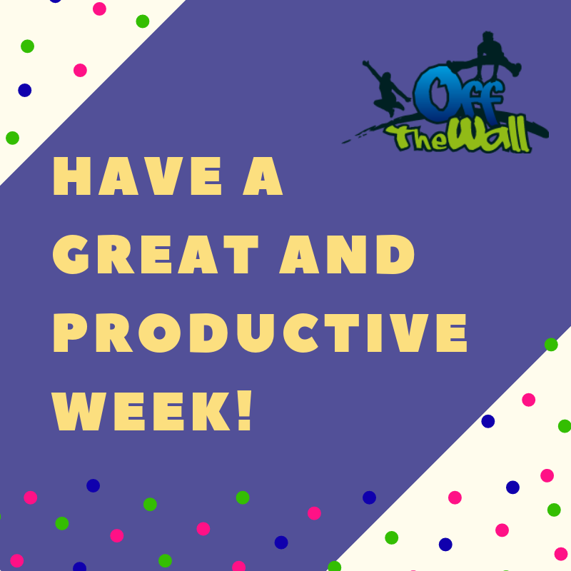 OffTheWallFL's tweet photo. Have a Great and Productive Week!!!
.
.
Ohhh and see you at "Off The Wall" for great fun and zero stress!
.
.
.
.
#OTWFL #OffTheWallFl #Monday #FunWeek #Friends #Family #Games #Prizes #VR #Hologate #CrazyCars #Happy #Trampolines #Arcade #CoconutCreek #SouthFlorida #Miami #Florida https://t.co/Vw9hF68CT9