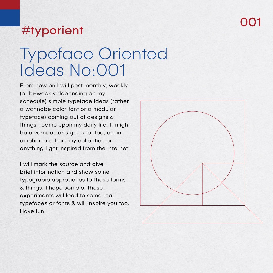 Chriak's tweet photo. #typorient Typeface Oriented
Ideas No:001
From now on I will post monthly, weekly (or bi-weekly depending on my schedule) simple typeface ideas
*Check Present & Correct’s feed from:
https://t.co/0Vn2rxHURr
#chriakworks #chriaktypes https://t.co/Br7H3JcWV2
