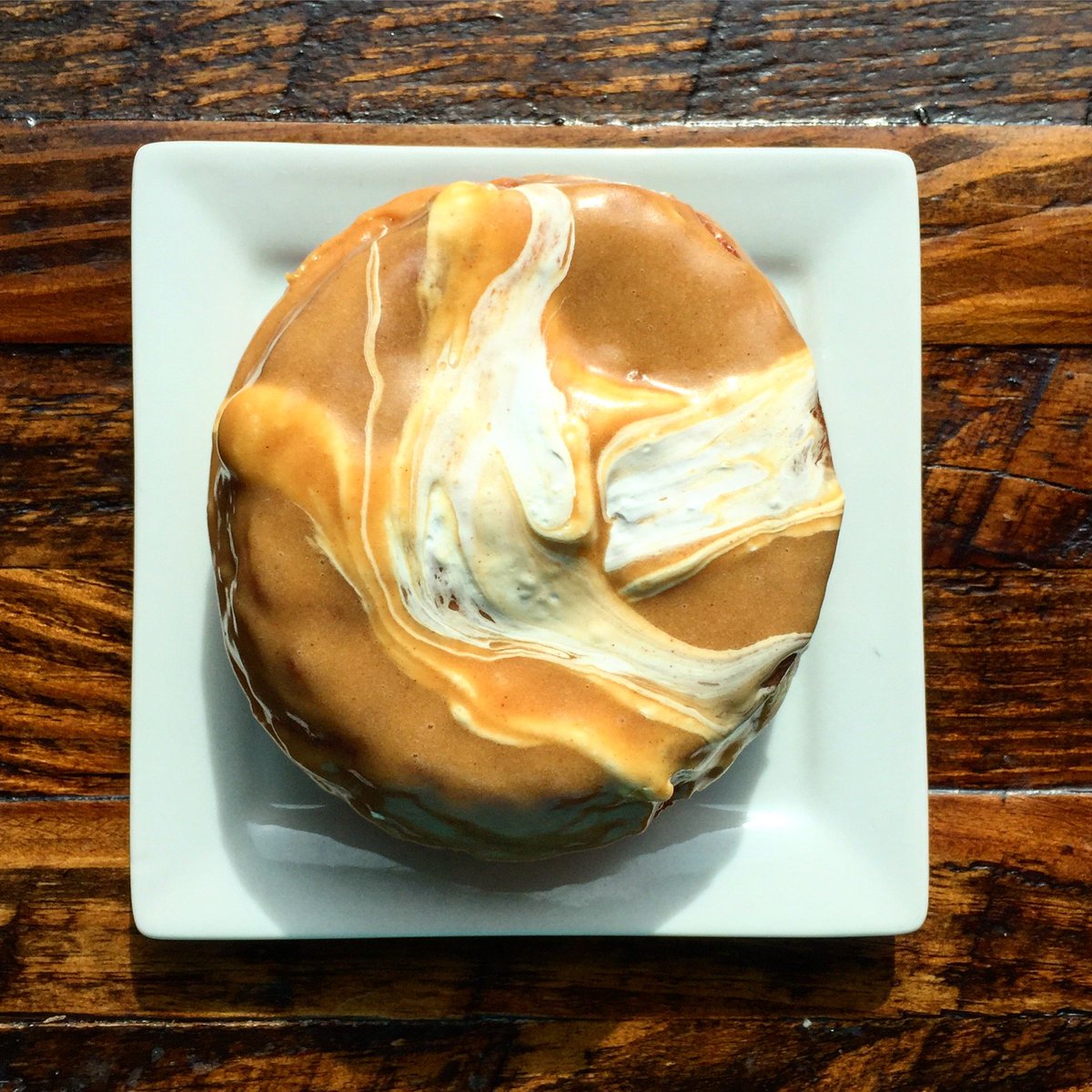 DCDoughnut's tweet image. Peanut butter and marshmallow goodness. #Fluffernutter #FluffYea