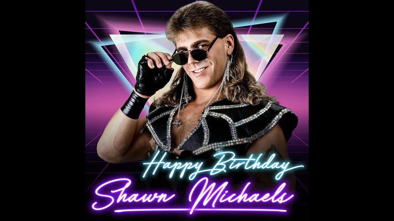  happy birthday Shawn Michaels!                 