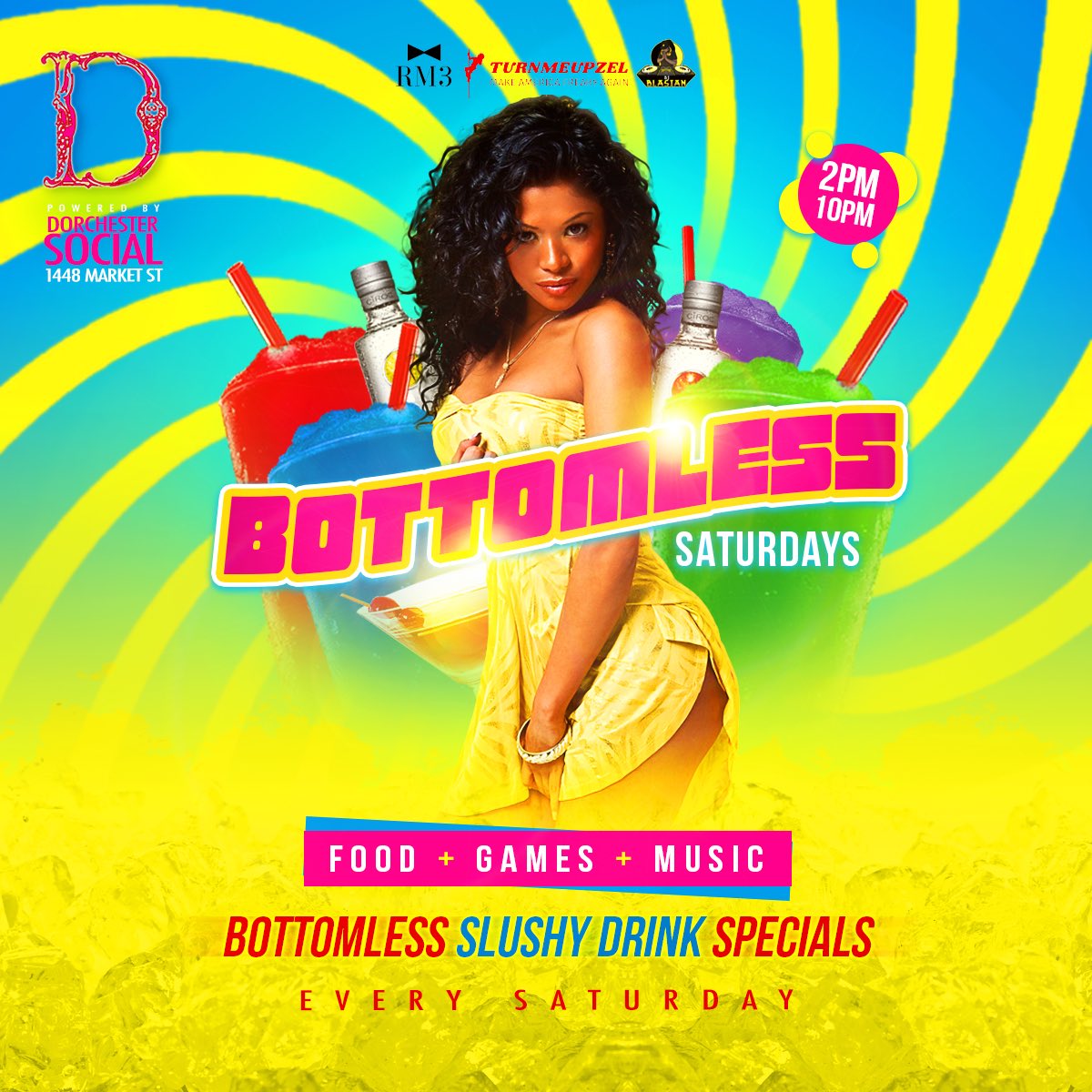 Bxtch0_0's tweet photo. 🚨🗣DAY PARTY ALERT ‼️🚨⠀
STARTING THIS SATURDAY 7/27 we going up at Dorchester For “Bottomless Saturday’s” Day Party From 2pm-10pm FREE cover 21+ Entry ; #bottomlessdrink Specials!! Tell a friend to tell a friend Pull up and Vibe out! #DenverTwitter #DenverPromoter https://t.co/8DxApxnBvx