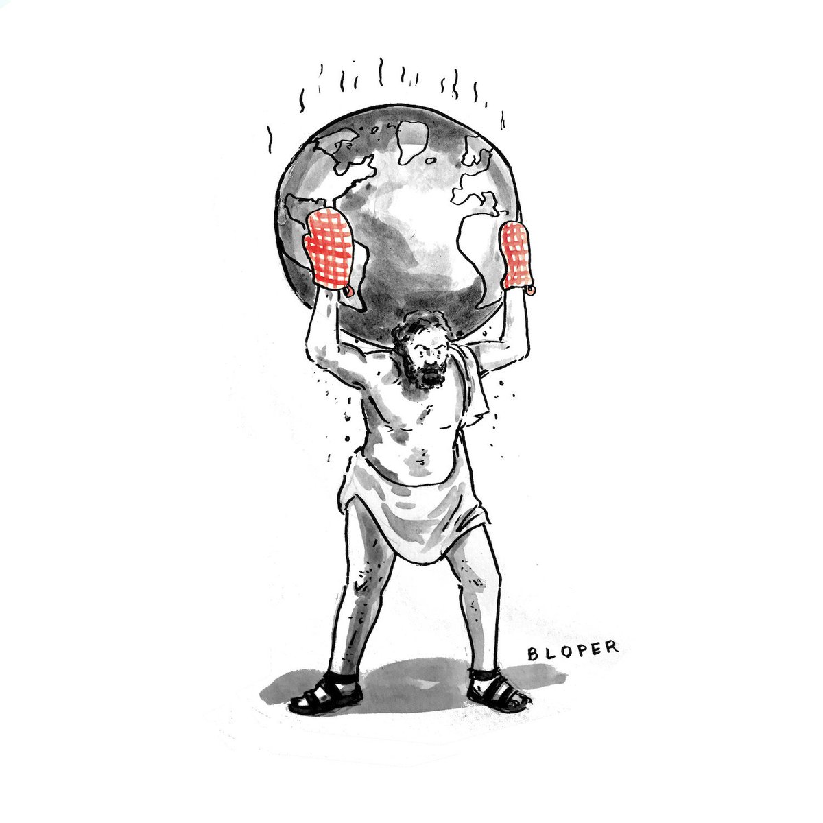 NewYorker's tweet photo. Things are getting too hot to handle. https://t.co/jcf6KrjHmz