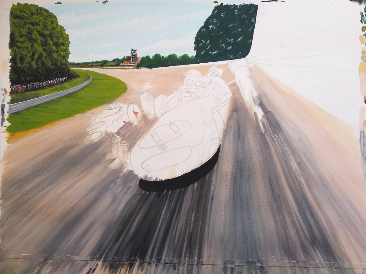 thinkscribbledo's tweet photo. Today is mostly about packaging illustration! Oh and keeping cool, still the paint dry's fast! #illustration #packaging #racingcars #lotus https://t.co/g4HXs9rcpY