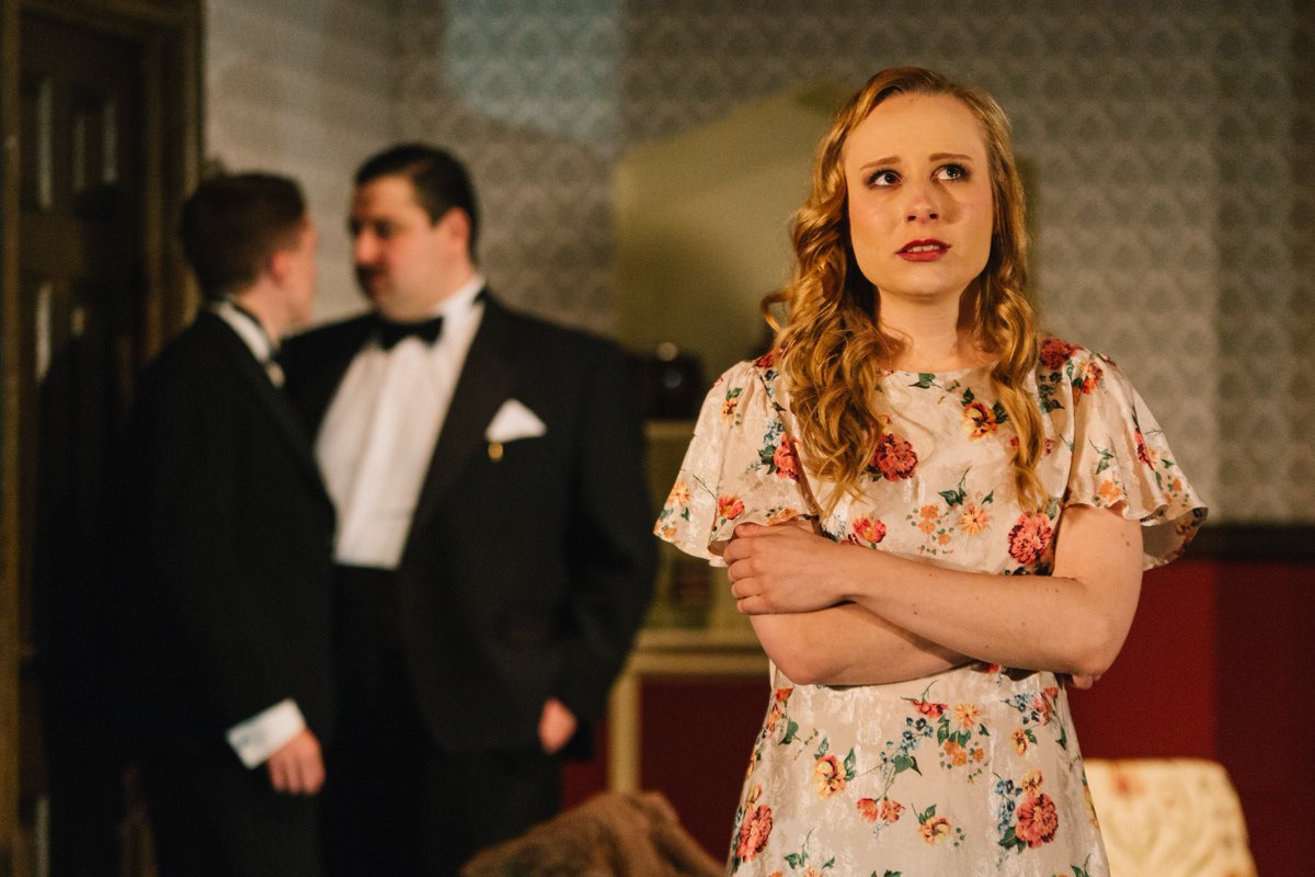 BirmConsActing's tweet photo. In the second offering of 2019, Priestley made a return to @TheOldRep with Dangerous Corner. Opening with a gun shot and a scream, a tangled tale unfolded with plot devices familiar with the early works of Hitchcock 🕵️‍♂️☠️📸 @gregmilnerphoto https://t.co/y9KqCUCGcu