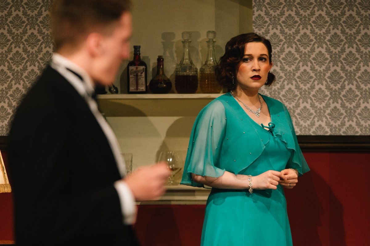 BirmConsActing's tweet photo. In the second offering of 2019, Priestley made a return to @TheOldRep with Dangerous Corner. Opening with a gun shot and a scream, a tangled tale unfolded with plot devices familiar with the early works of Hitchcock 🕵️‍♂️☠️📸 @gregmilnerphoto https://t.co/y9KqCUCGcu