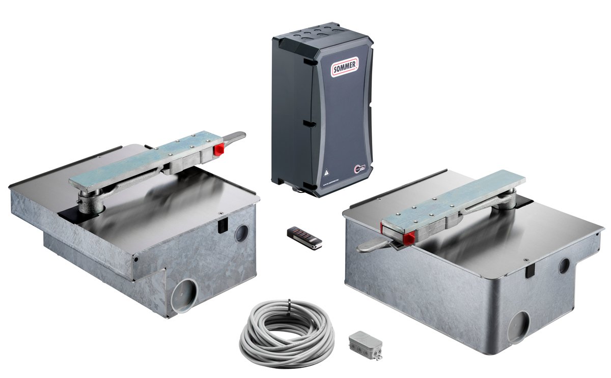 For situations where an underground gate operator is preferable, the SOMMER twist UG or UG+ is ideal. Max gate weight is 350 - 600kg respectively with a max. leaf width of 3.5 m. Low-power consumption makes it environmentally efficient. 
#automaticgates #architects #electricgates