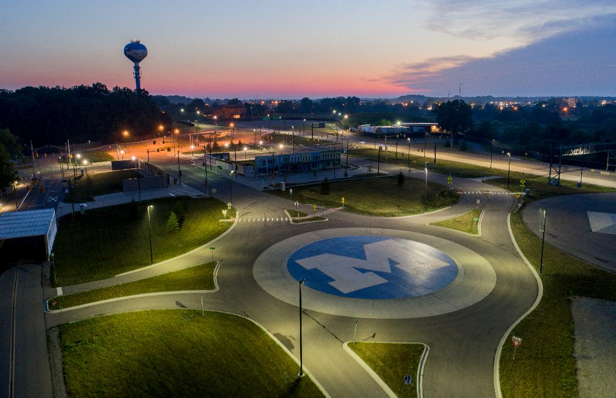 In the spirit of the #AnnArborArtFair this past weekend, we thought we'd share a shot of #Mcity's picturesque test facility.📷 myumi.ch/abXK5 <a href="/UMich/">University of Michigan</a> <a href="/UMichResearch/">Michigan Research</a>